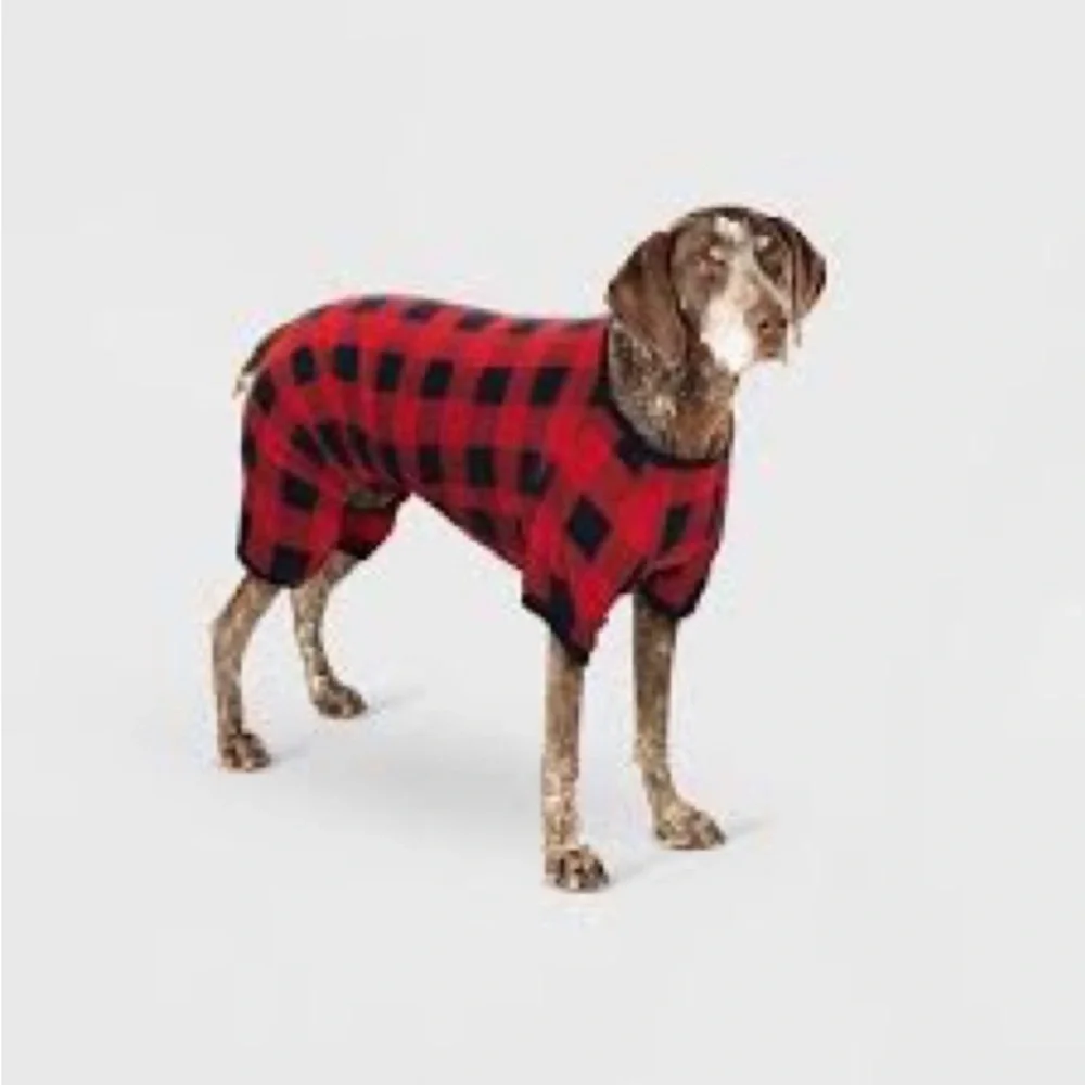 NWT❣️Buffalo Plaid Flannel Dog Cat PJs Target Wondershop Various Sizes. …